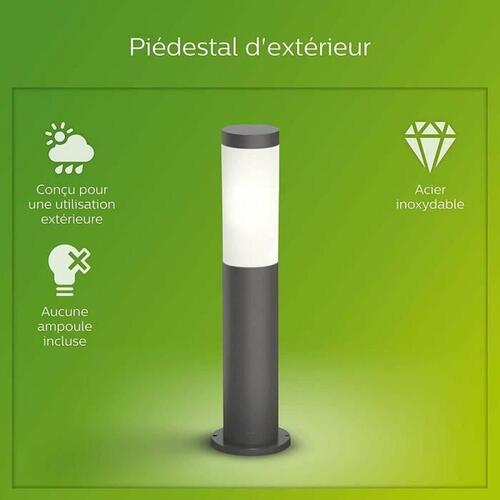 Lampe Philips Luminarias de exterior Antracit E27 230 V 2700 K