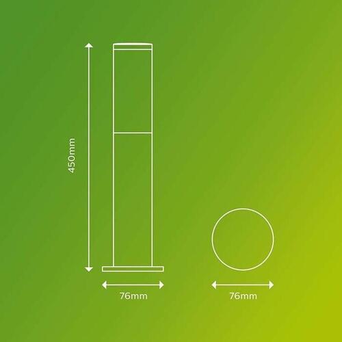 Lampe Philips Luminarias de exterior Antracit E27 230 V 2700 K