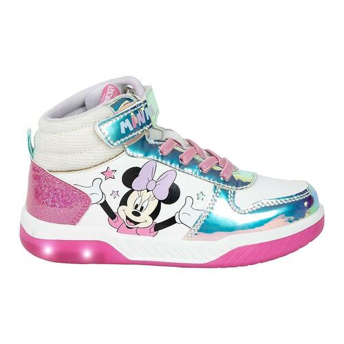LED Træningssko Minnie Mouse Sølvfarvet 28