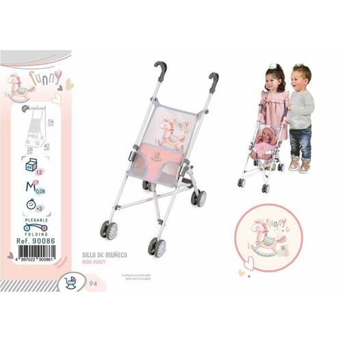 Lille Barnevogn til Dukker Decuevas Funny 28 x 46 x 56 cm