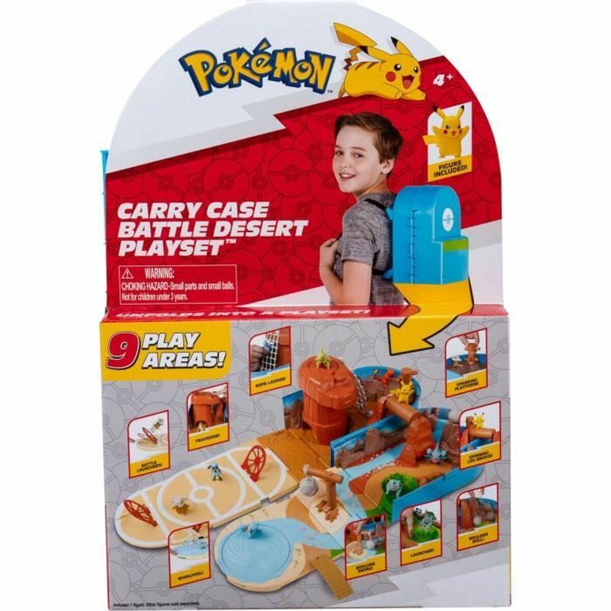 Bandai Pokémon Carry Case Battle Desert Playset - rygsæk