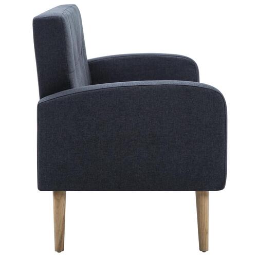 3-personers sofa stof mørkegrå
