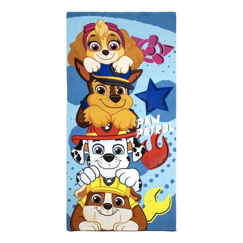 Strandhåndklæde The Paw Patrol Blå 70 x 140 cm