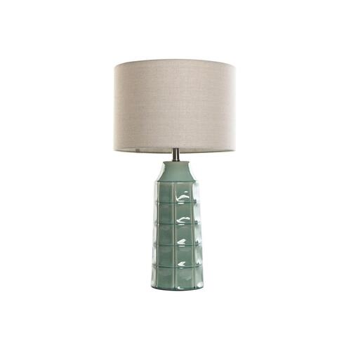 Bordlampe Home ESPRIT Grøn Beige 50 W 220 V