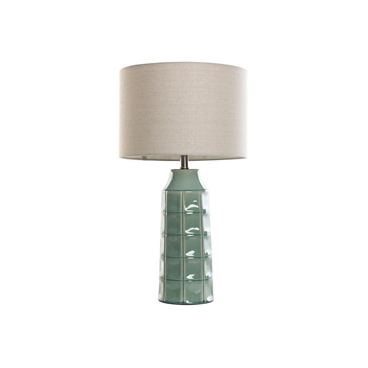 Bordlampe Home ESPRIT Grøn Beige 50 W 220 V