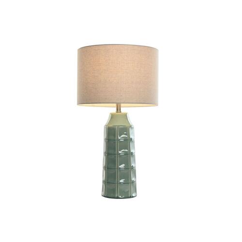 Bordlampe Home ESPRIT Grøn Beige 50 W 220 V