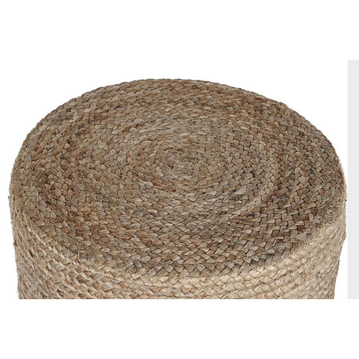 Fodstøtte i jute - brun/natur, 40 × 40 × 45 cm