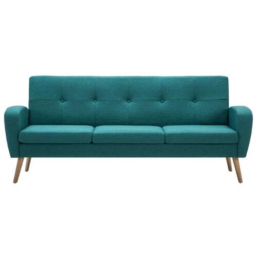 3-personers sofa stof grøn