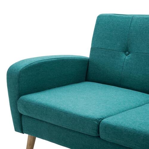 3-personers sofa stof grøn