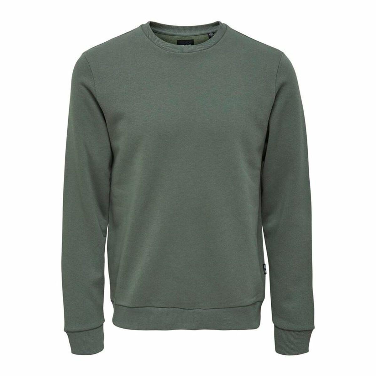 Only & Sons Ceres sweatshirt til mænd - L, grøn billede