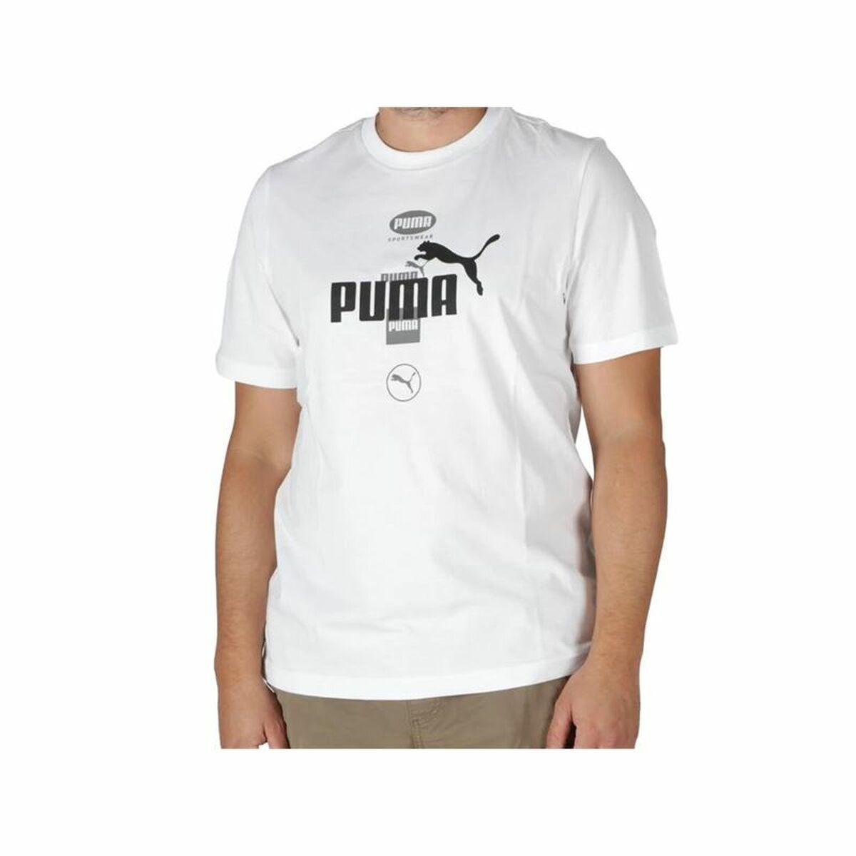 Puma Power Graphic kortærmet T-shirt til mænd - M