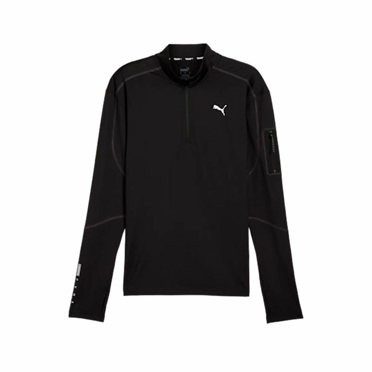 Sweaters uden Hætte til Mænd Puma Flex 1/4 Zip Sort M