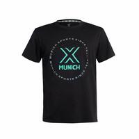 Kortærmet Sport T-shirt Munich Sort XL