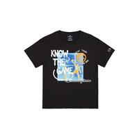Kortærmet Sport T-shirt Champion Sort M