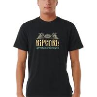 Kortærmet T-shirt til Mænd Rip Curl Horizon M