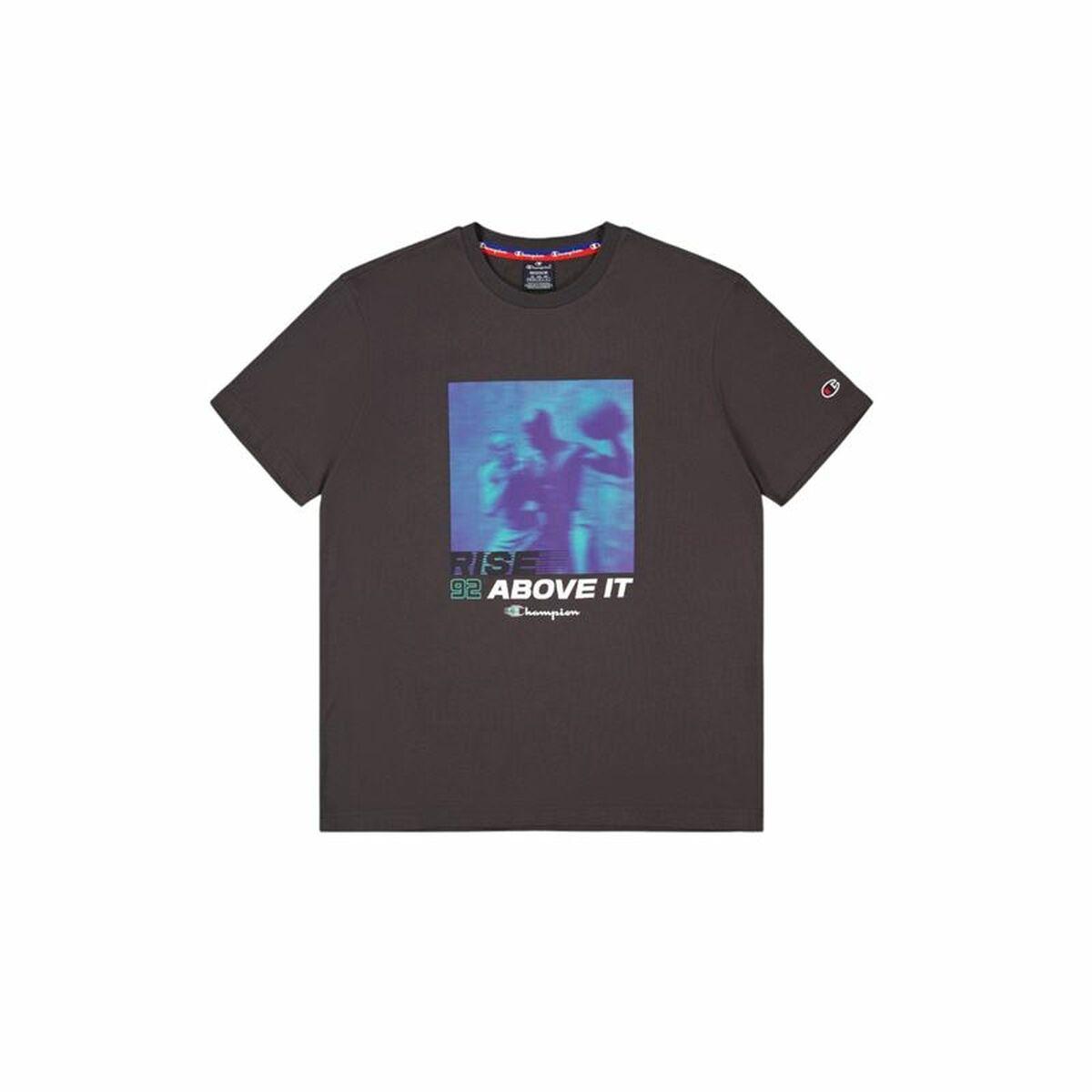 Champion herre T-shirt med print - kortærmet, str. M