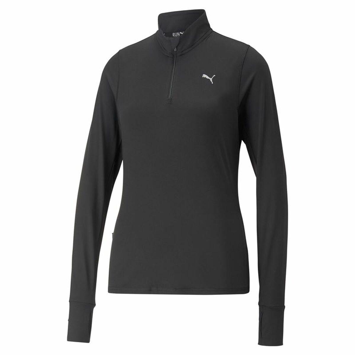 Puma Run Favorite 1/4 Zip langærmet løbetrøje til kvinder - L