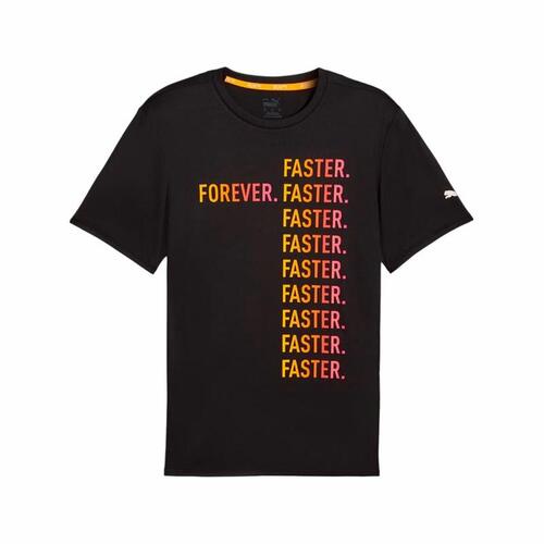 Kortærmet Sport T-shirt Puma Run Favorites Forever Faster M L