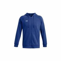 Hættetrøje til Mænd Under Armour Rival Fleece Fz Blå L