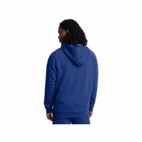Hættetrøje til Mænd Under Armour Rival Fleece Fz Blå L