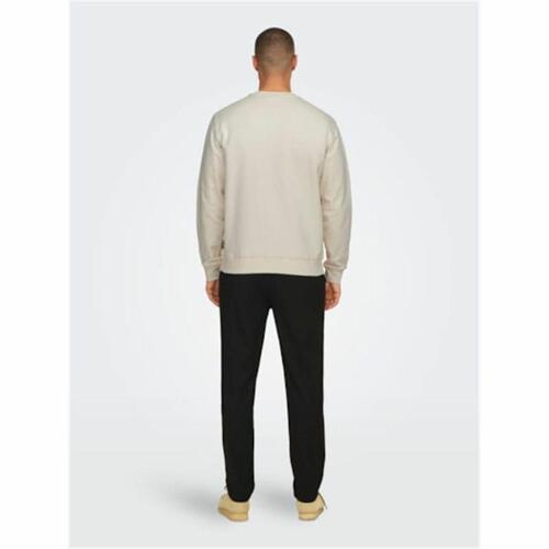 Sweaters uden Hætte til Mænd Only & Sons Onsdan Unshed Reg Crew Neck Hvid S