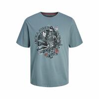 Kortærmet T-shirt til Mænd Jack & Jones Blå M
