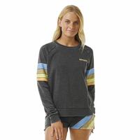 Sweaters uden Hætte til Kvinder Rip Curl High Tide Surf Raglan Crew Grå S