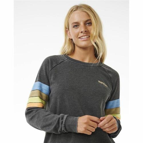 Sweaters uden Hætte til Kvinder Rip Curl High Tide Surf Raglan Crew Grå S