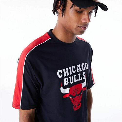 Kortærmet T-shirt til Mænd New Era NBA PANEL OS Chicago Bulls Sort L