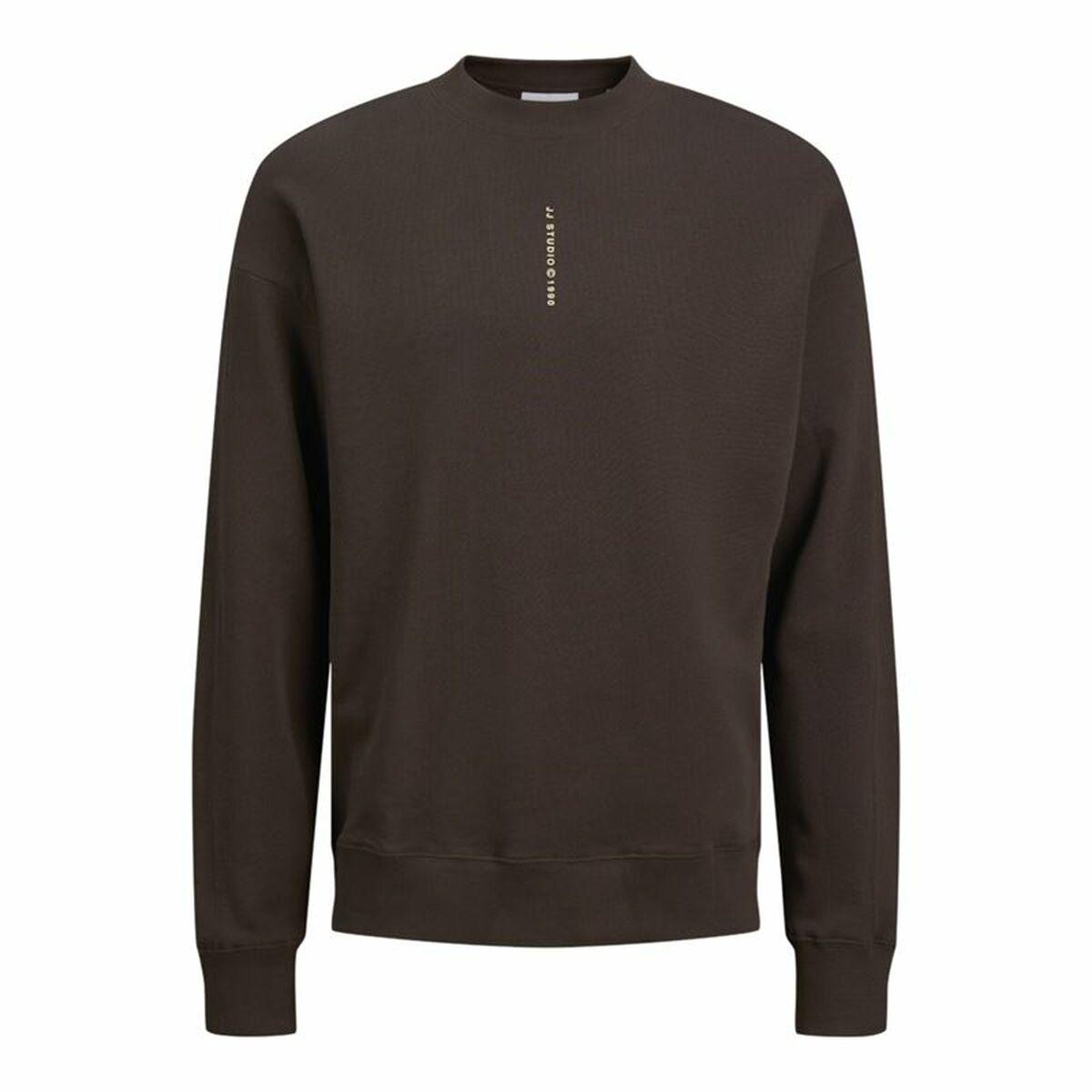 Sweaters uden Hætte til Mænd Jack & Jones Jjmicah Neck Mulch Brun S