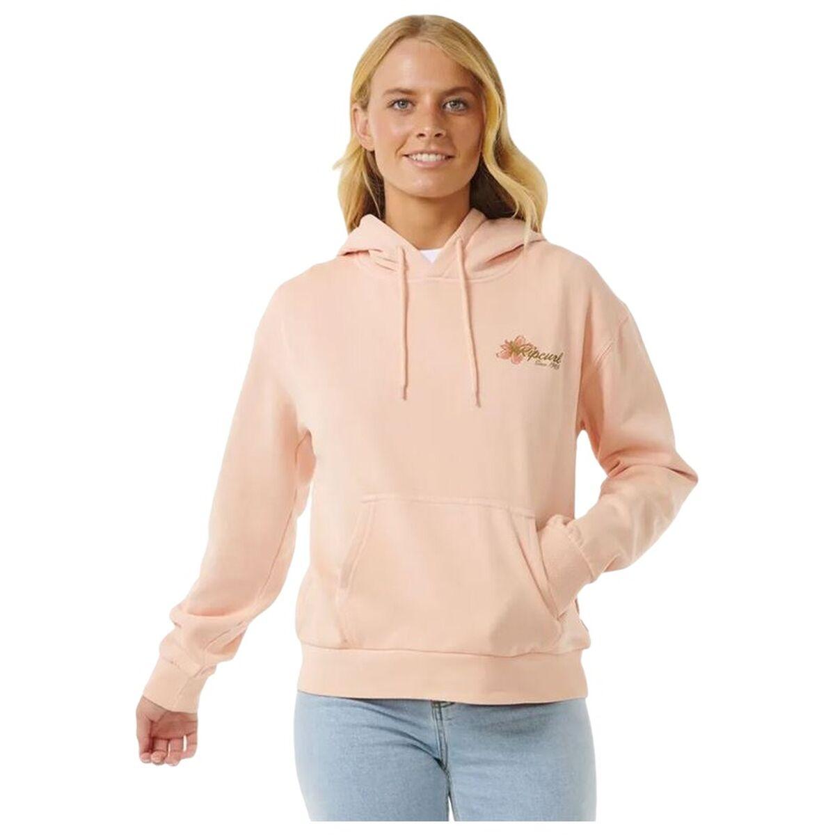 Hættetrøje til Kvinde Rip Curl Wild Bloom Gul XS
