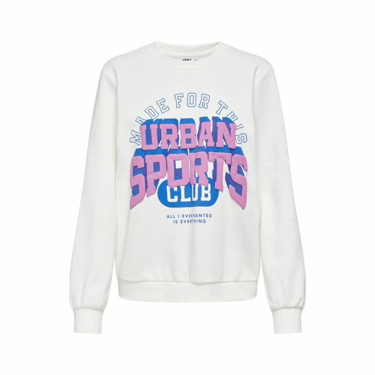 Sweaters uden Hætte til Kvinder Only Onlkimmie Hvid M