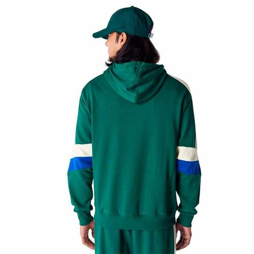 Hættetrøje til Mænd New Era COLOUR BLOCK OS Milwaukee Bucks M