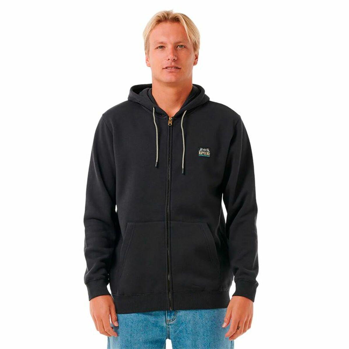 Rip Curl Horizon Zip Thru hættetrøje til mænd - S