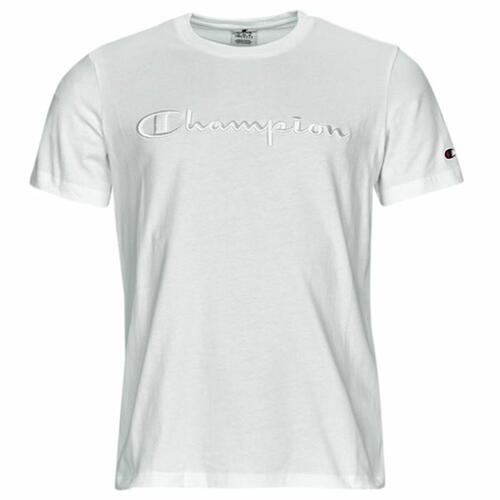 Kortærmet Sport T-shirt Champion Hvid XL