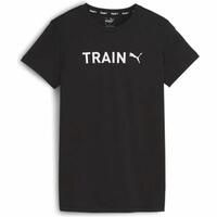 Kortærmet T-shirt til Kvinder Puma Sort M