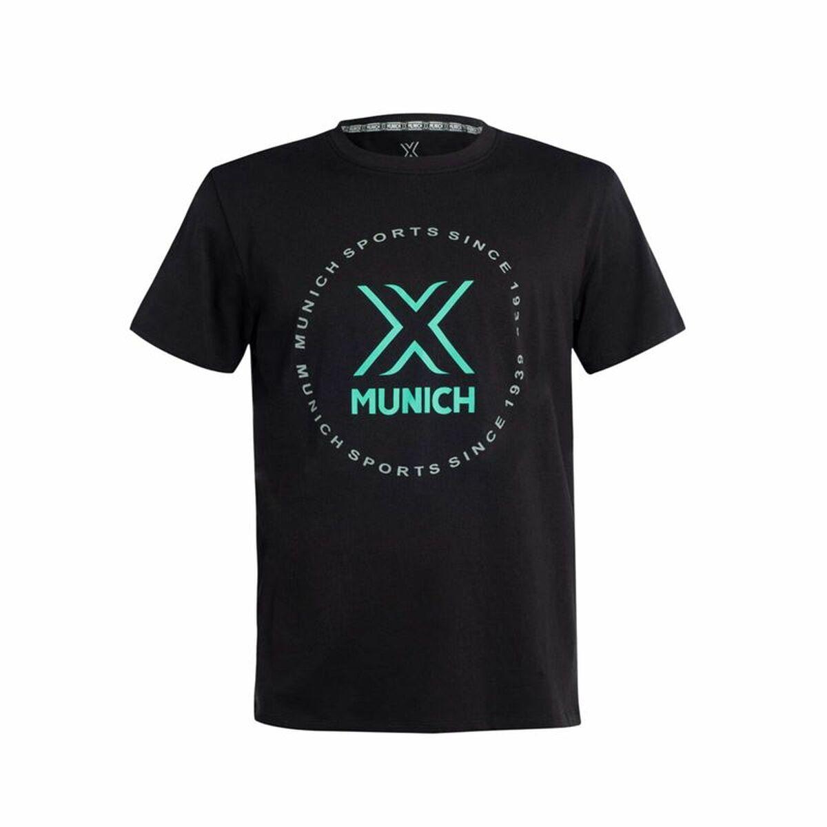 Kortærmet Sport T-shirt Munich Sort XXL