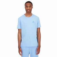 Kortærmet T-shirt til Mænd Le coq sportif Monochrome N°3 Akvamarin L