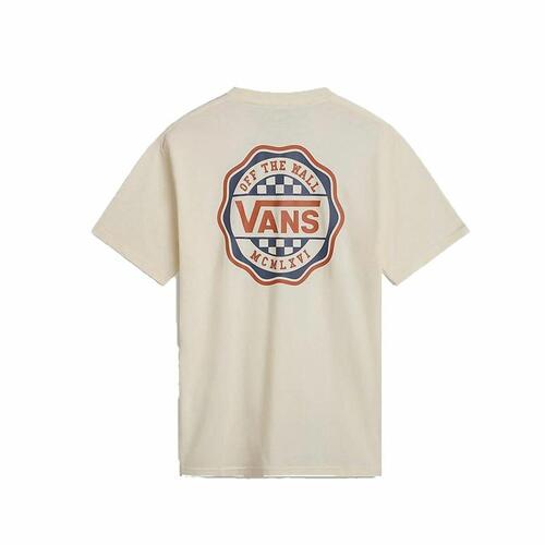 Kortærmet T-shirt til Mænd Vans Hawl Pass Ss Crew Beige XL