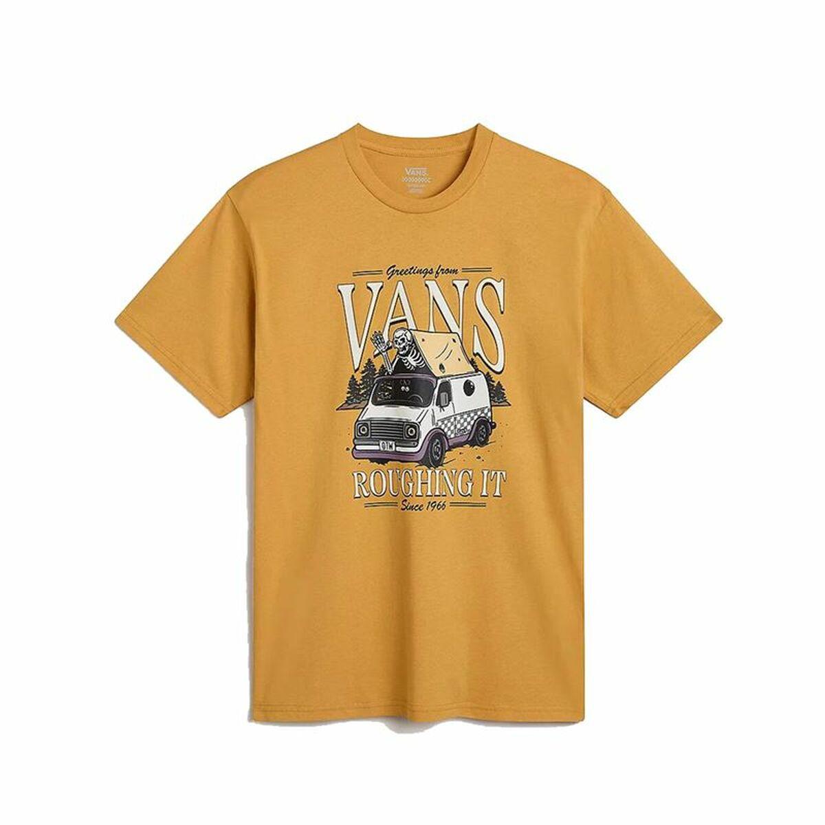 Kortærmet T-shirt til Mænd Vans Roughin It Ss Crew Mørk orange M