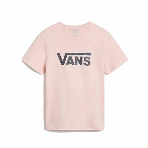 Kortærmet T-shirt til Kvinder Vans Drop V Ss Crew Laksefarvet S
