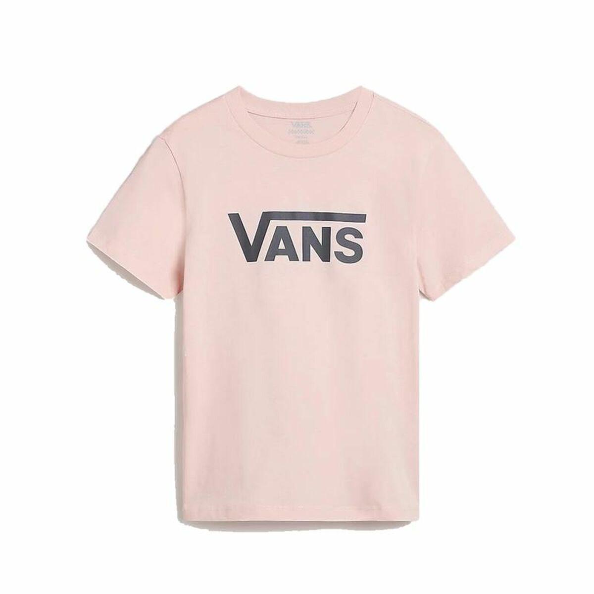Kortærmet T-shirt til Kvinder Vans Drop V Ss Crew Laksefarvet S