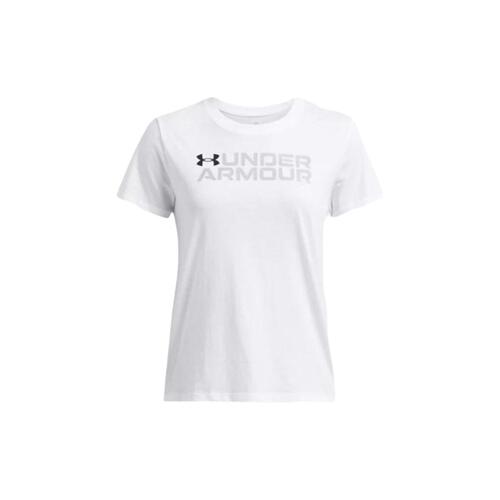 Kortærmet T-shirt til Kvinder Under Armour Bl Pack SS Hvid M