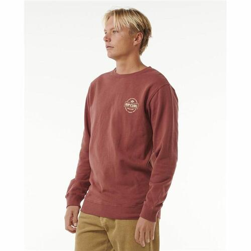 Sweaters uden Hætte til Mænd Rip Curl Stapler Crew Brun XL