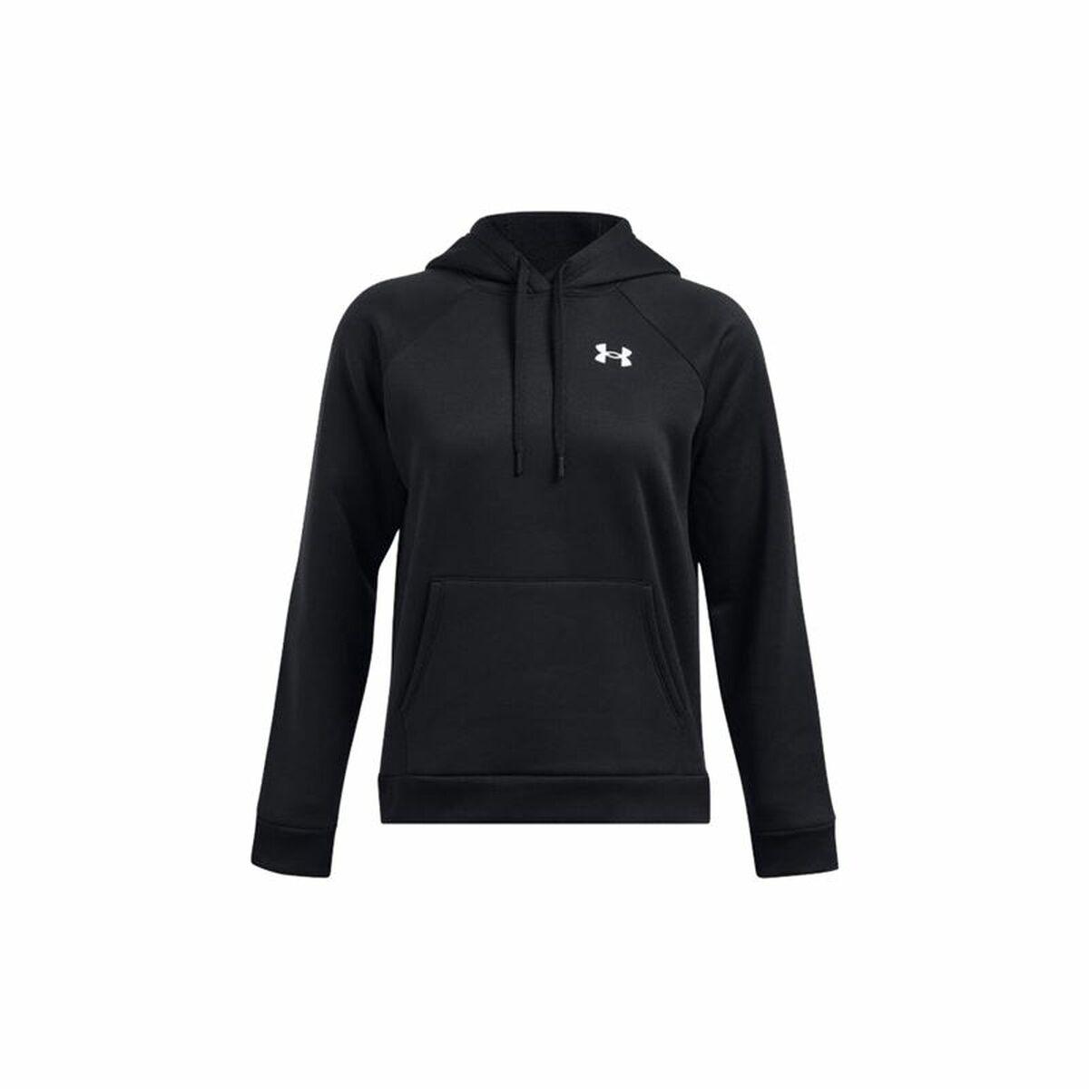 Hættetrøje til Kvinde Under Armour Sort S