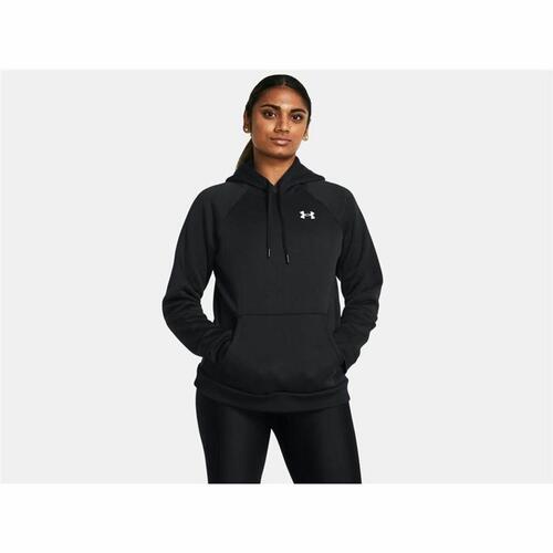 Hættetrøje til Kvinde Under Armour Sort S