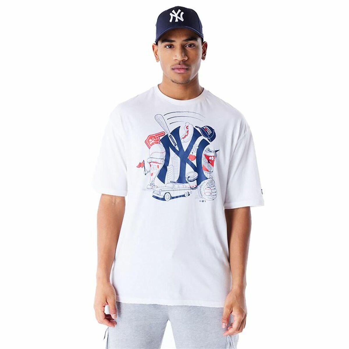 New Era MLB Food Graphic T-shirt - New York Yankees, hvid (herre) - XL