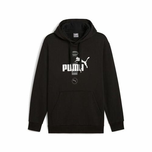 Hættetrøje til Mænd Puma Puma Power Graphic Sort L