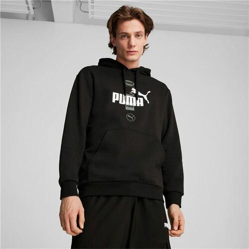 Hættetrøje til Mænd Puma Puma Power Graphic Sort XL