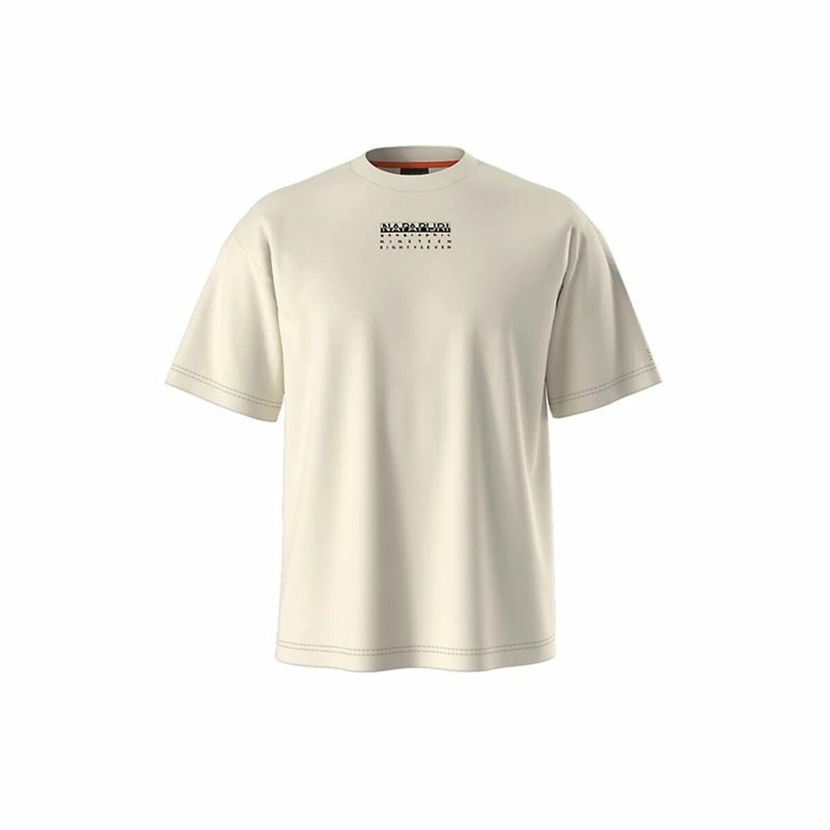 Napapijri S-Premium SS T-shirt til mænd - Beige (L)